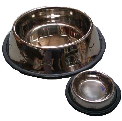 Metal Non Slip Dog Bowls