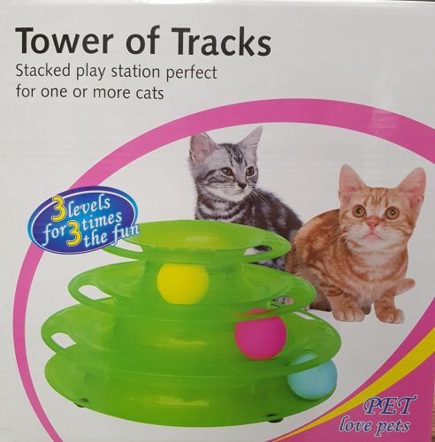 Plastic Tower Cat Toy