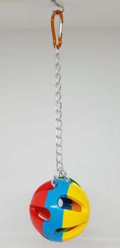 Hanging by Chain - Rattle Ball 8cm