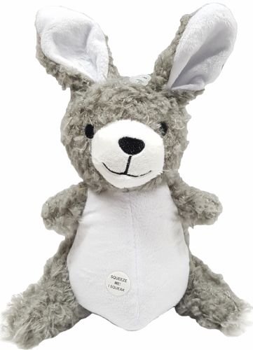 Plush Soft Grey Bunny 30cm