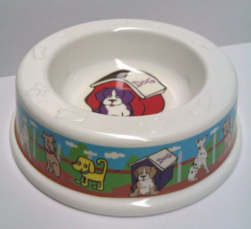 Melamine Dog Bowl 185mm diametre 55mm high