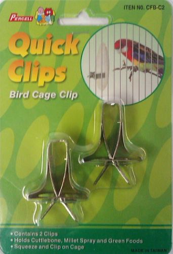 Quick Clips Metal Cuttlebone Holder 2pcs