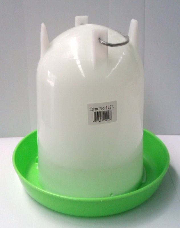 Green & White Drinker 4 Litre