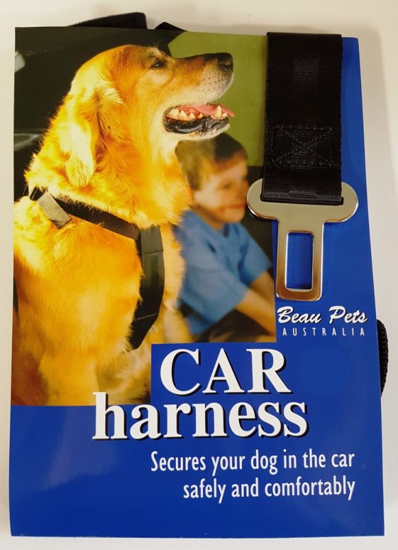 Beau Pets Car Harness available in Extra Small to Extra Large size