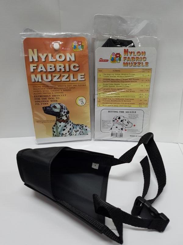 Nylon Fabric Muzzle size 3