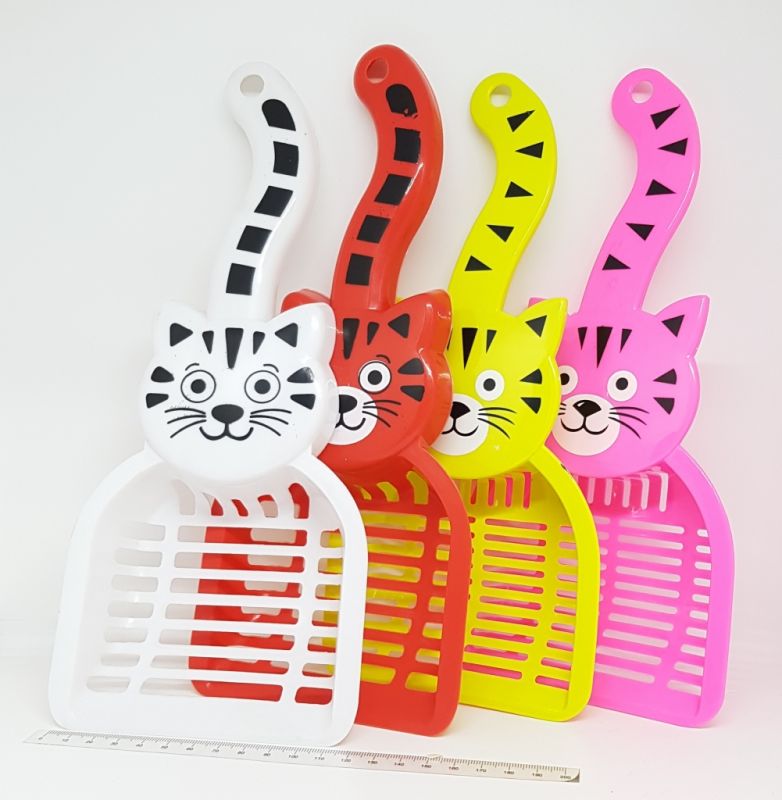 Plastic Litter Scoop Cat Shape