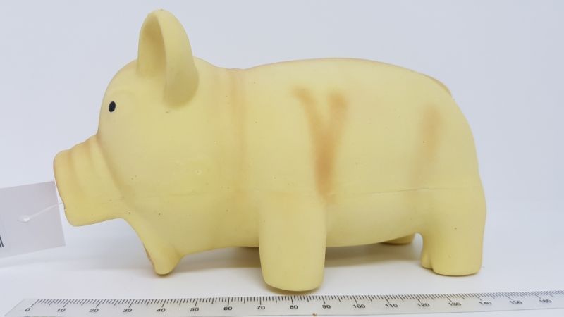 Squeaky Latex Pig 15cm