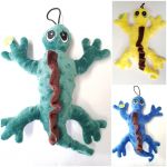 Plush Lizard Squeaky Dog Toy 28cm