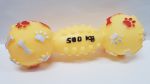 Squeaky 500kg Dumbell Yellow 18cm
