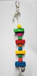 Bird Rope and 11 Blocks with Bell Toy 30cm