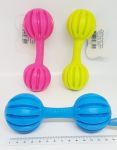 Rubber Dumbell with Bells 15cm