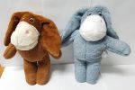 Plush Squeaky Donkey Dog Toy 28cm