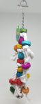 Hanging 25cm Chain with Blocks & Bell  Rope Bird Toy