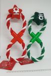 Figure 8 rope toy with Xmas Star