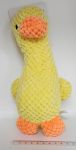 Plush Yellow Duck Squeaky Dog Toy 26cm