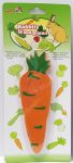 Wood Gnaw Carrot Shape Green Top 18cm