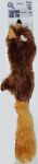 Plush Flat Fox squeaky Dog Toy 50cm